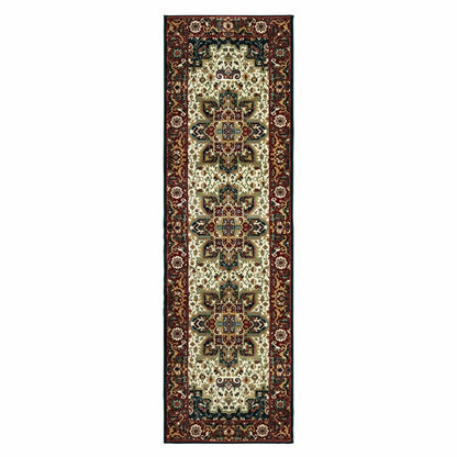 Sheridan Medallion Polypropylene Rug | Plow & Hearth