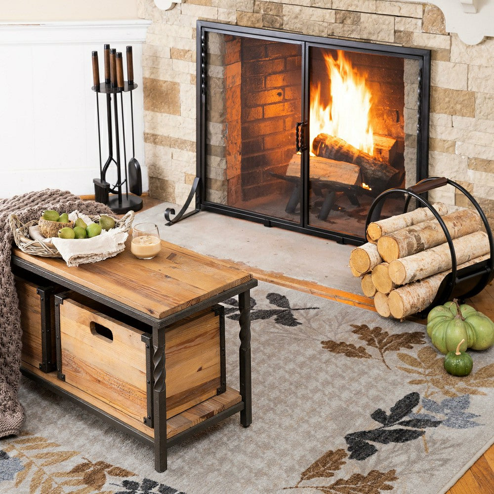 Autumn Bough EnduraStran Rug | Plow & Hearth