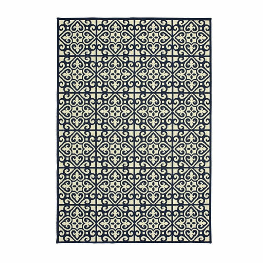 Marston Trellis Indoor/Outdoor Area Rug, 6' x 9' | Plow & Hearth
