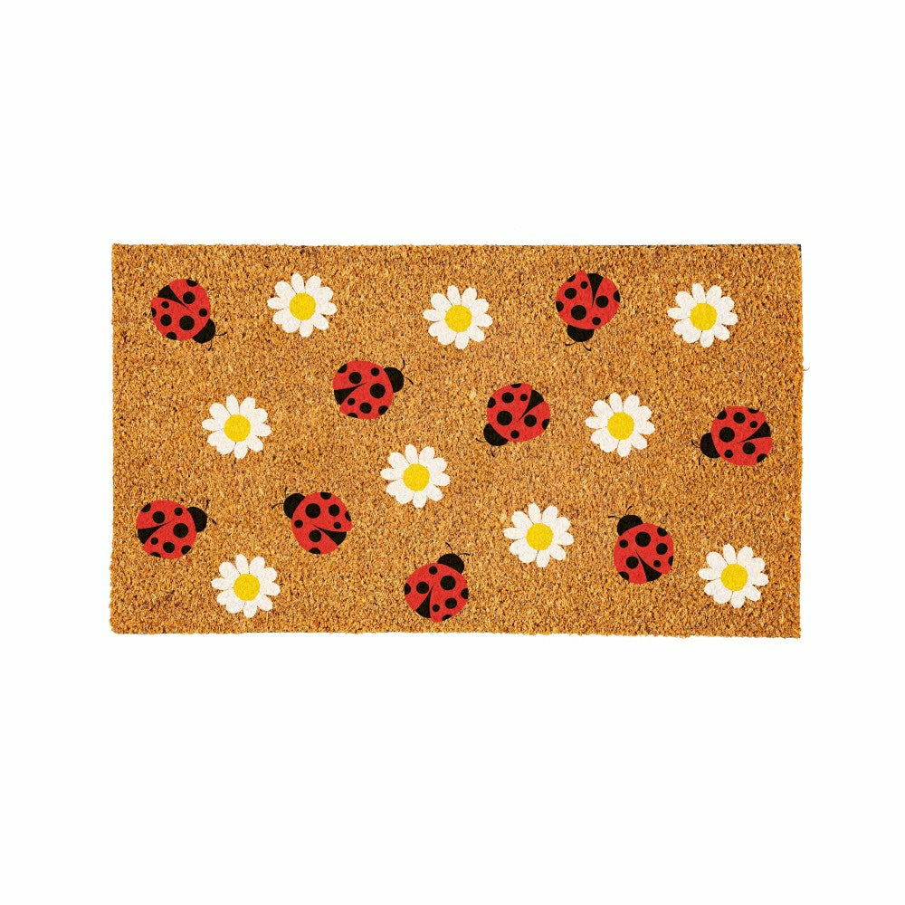 EG Studio Home Coordinates Roses Coir Mat, 28x16" | Plow & Hearth