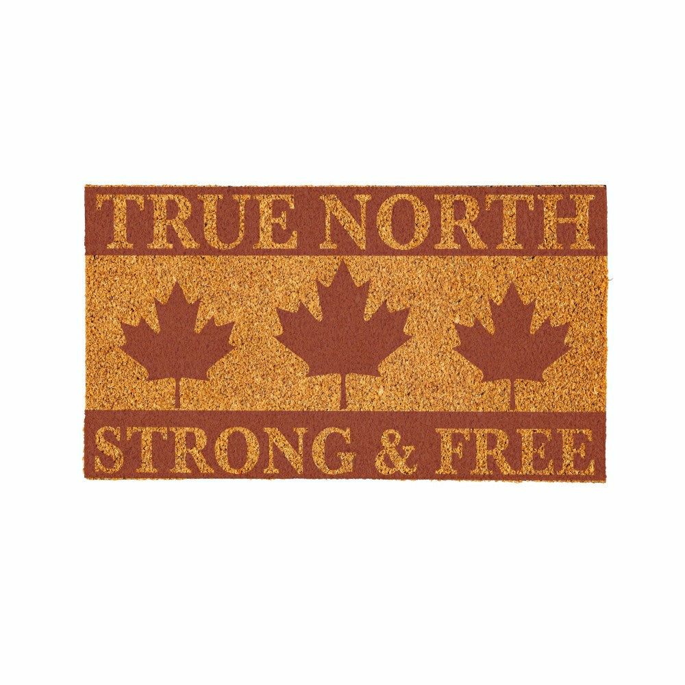 EG Studio Northwoods Line-Art Style PNW Animal Icons Coir Mat (28x16) | Plow & Hearth
