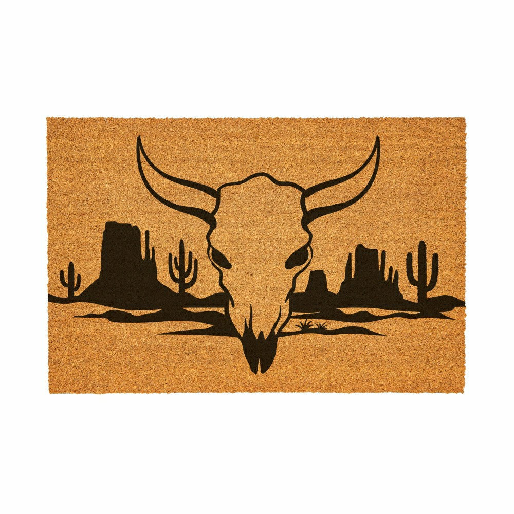 EG Studio Southwest/Texas Coir Mat,36"x24" | Plow & Hearth