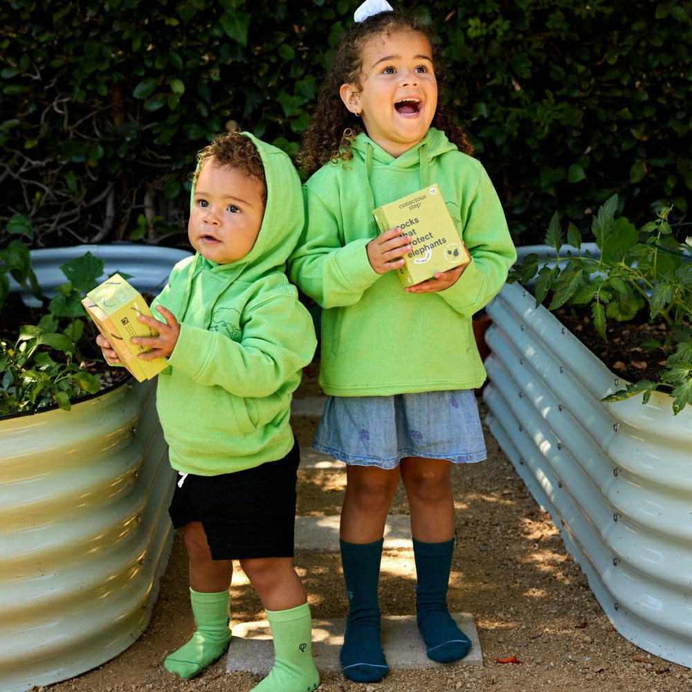 Kids Socks that Protect Elephants | Plow & Hearth