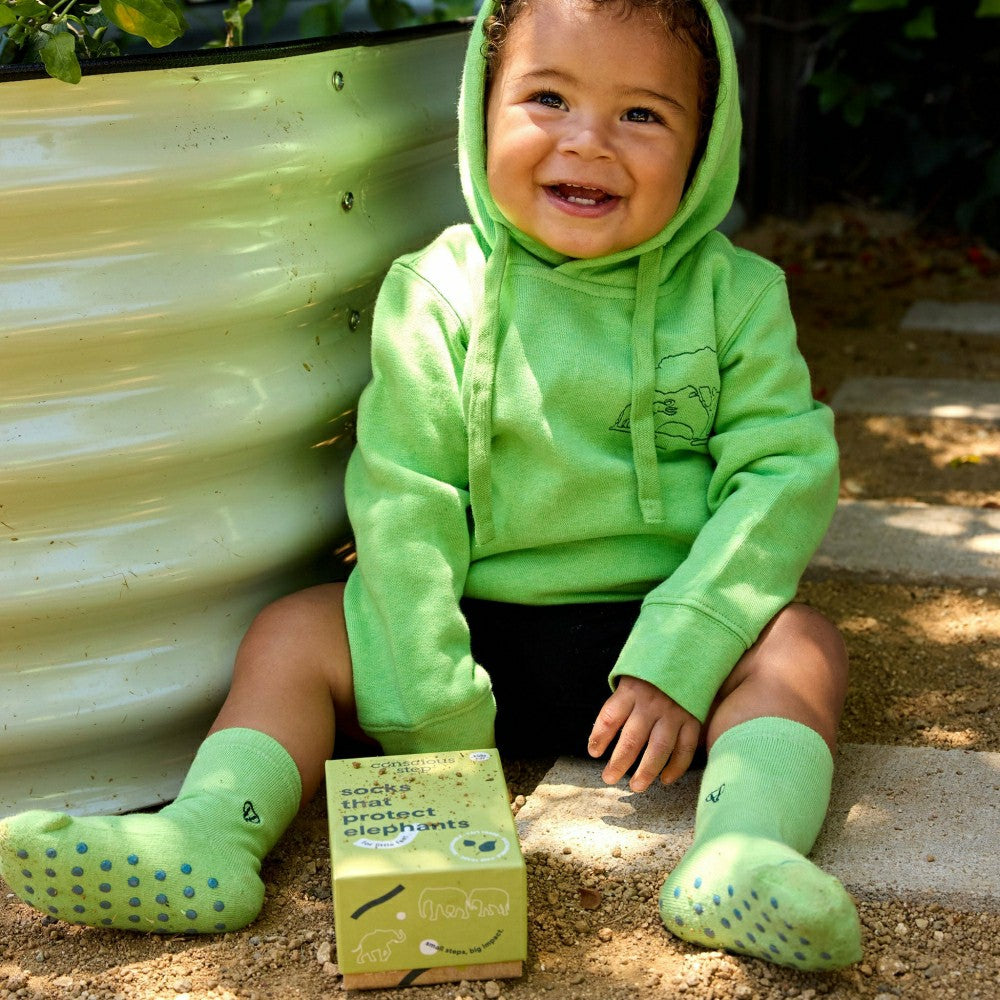 Kids Socks that Protect Elephants | Plow & Hearth