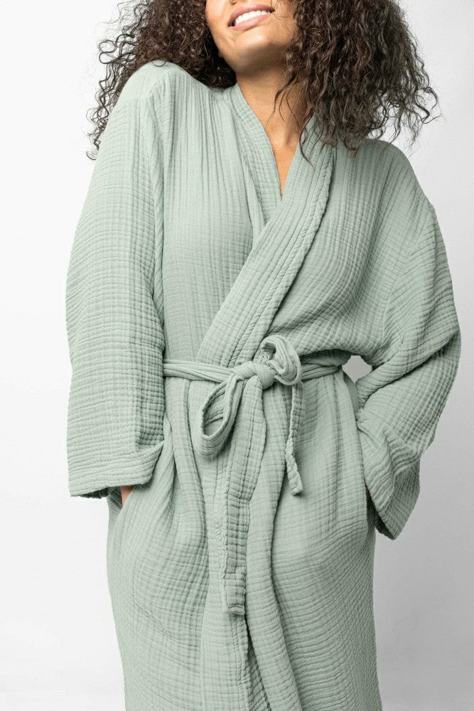 Muslin Cotton Kimono | Plow & Hearth