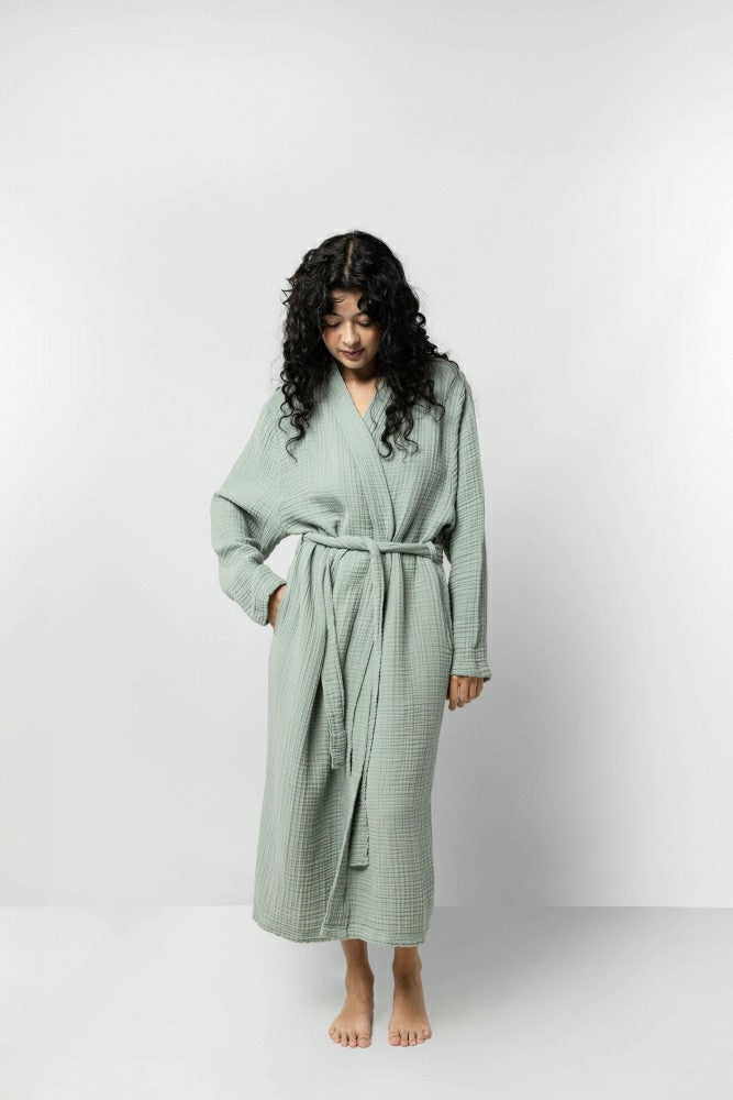 Muslin Cotton Kimono | Plow & Hearth
