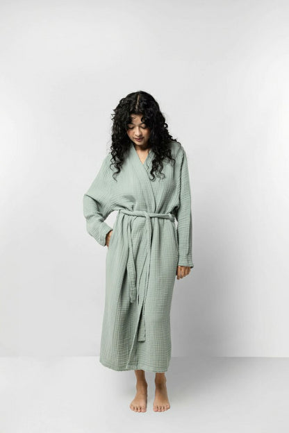 Muslin Cotton Kimono | Plow & Hearth