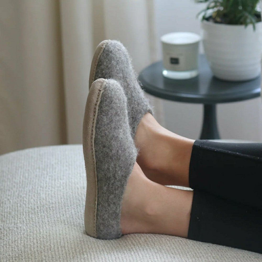 Womens Newport Wool House Shoe | Plow & Hearth