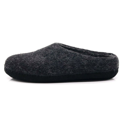 Womens Newport Noir Wool House Shoe | Plow & Hearth