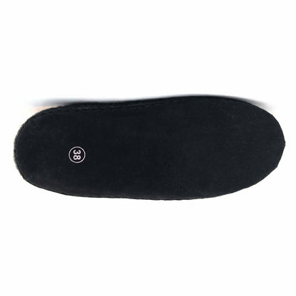 Womens Newport Noir Wool House Shoe | Plow & Hearth