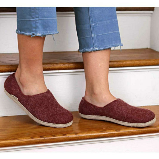 Womens Victoria Wool House Shoe | Plow & Hearth
