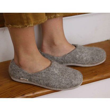 Womens Victoria Wool House Shoe | Plow & Hearth