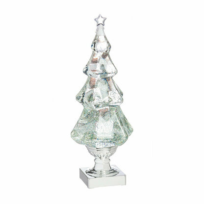 Lighted Water Globe Christmas Tree Table Décor | Plow & Hearth