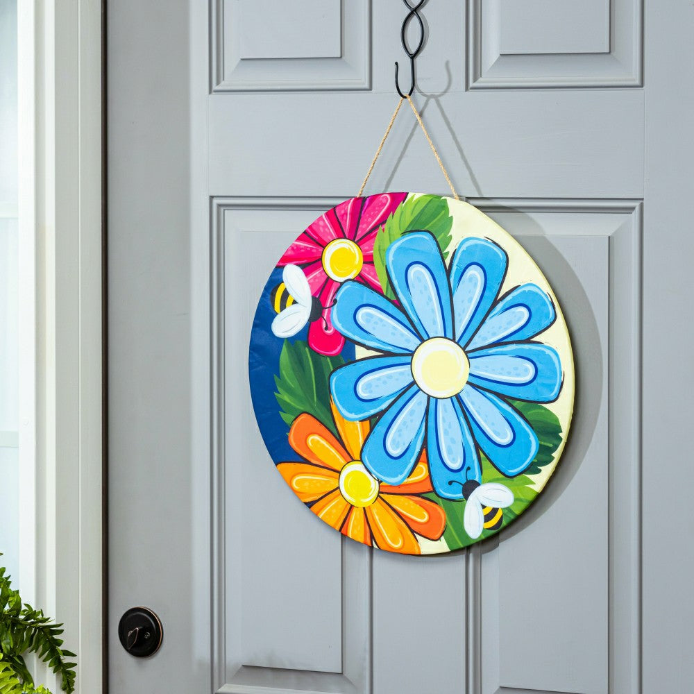 Vibrant Blooms and Holiday Cheer, 4-Season Interchangeable Door Decor  | Plow & Hearth
