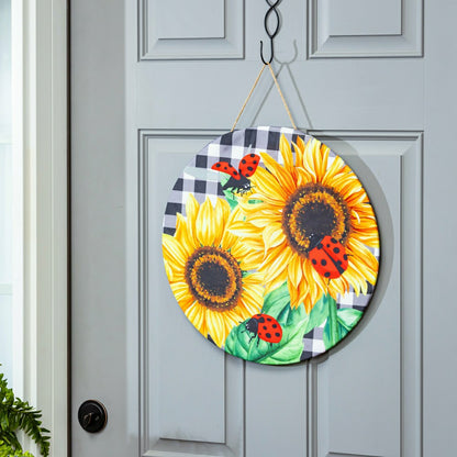 Vibrant Blooms and Holiday Cheer, 4-Season Interchangeable Door Decor  | Plow & Hearth