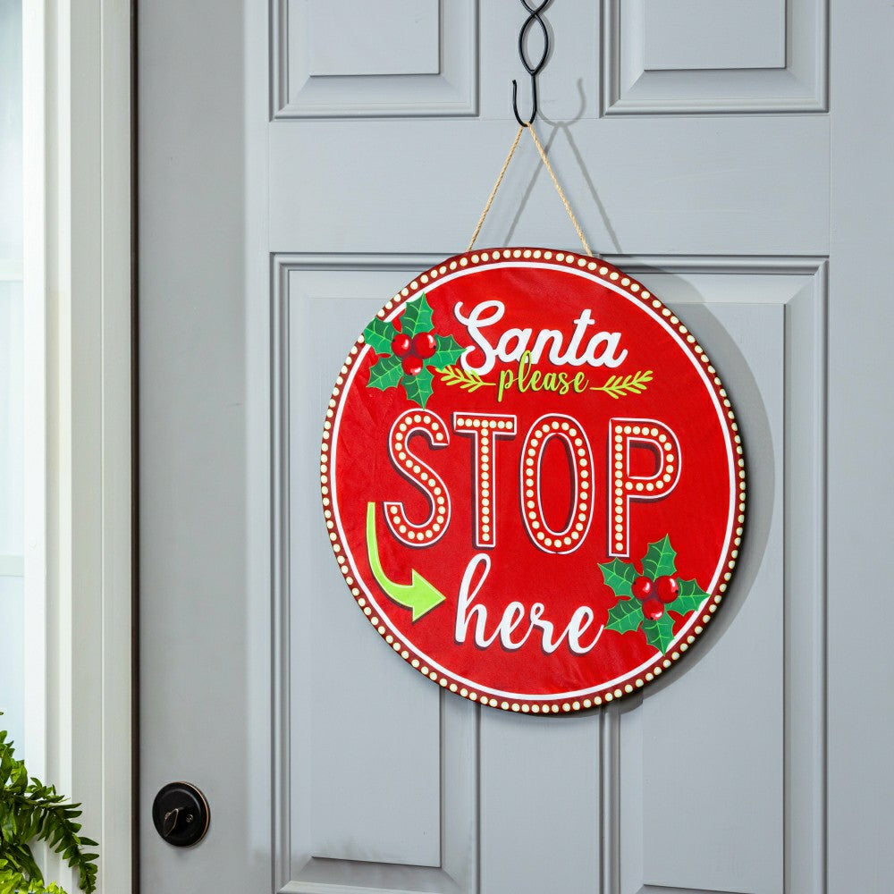 Vibrant Blooms and Holiday Cheer, 4-Season Interchangeable Door Decor  | Plow & Hearth