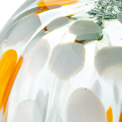 Large Recycled Glass Pumpkin | Plow & Hearth