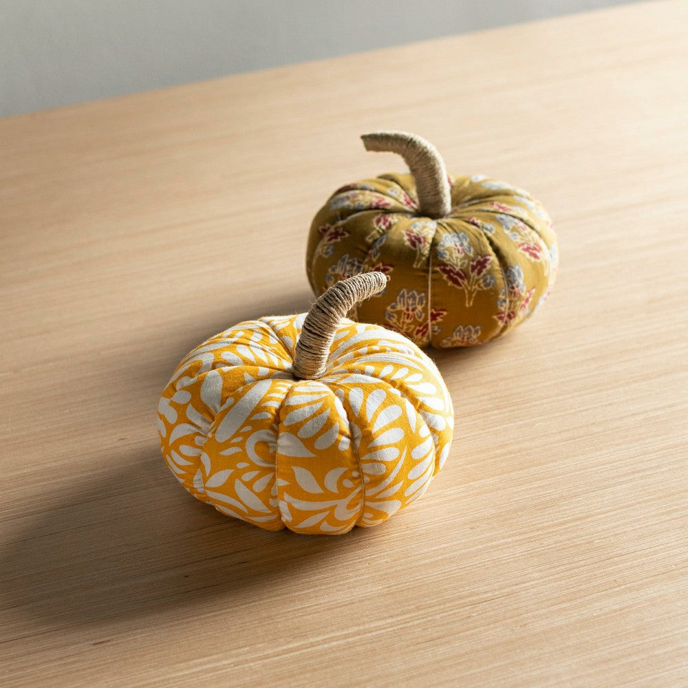 Recycled Sari Pumpkin, Set of 2 | Plow & Hearth