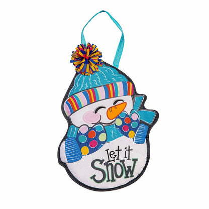 Let It Snow-Man Door Décor | Plow & Hearth