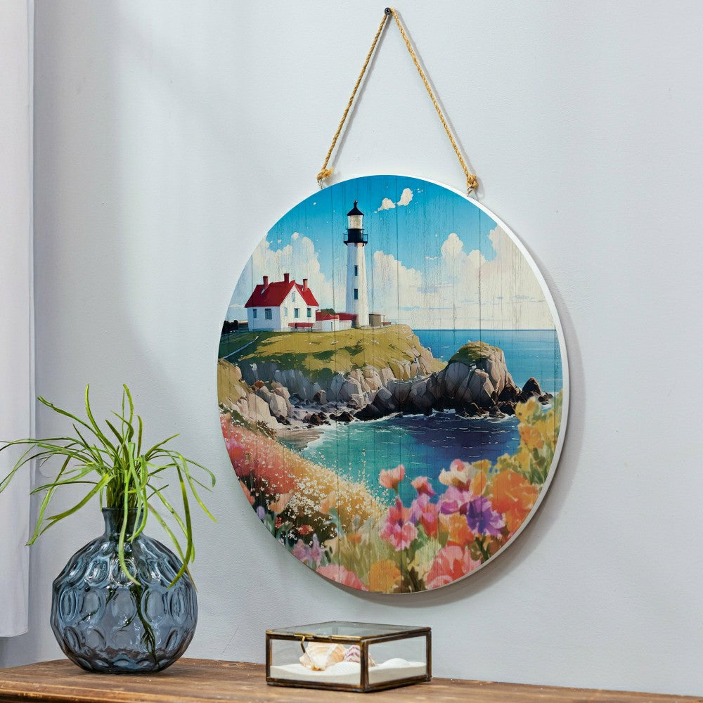 Coastal Door Décor Welcome Lighthouse 18" | Plow & Hearth