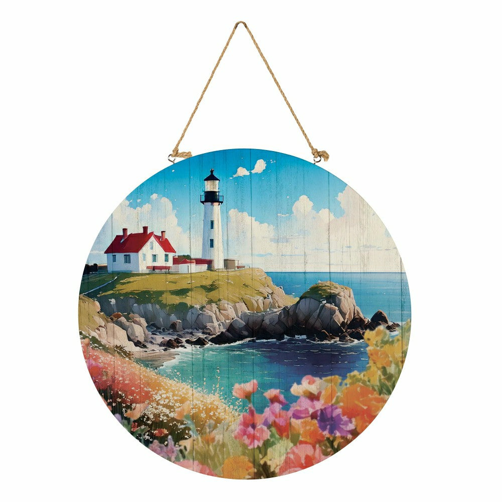 Coastal Door Décor Welcome Lighthouse 18" | Plow & Hearth