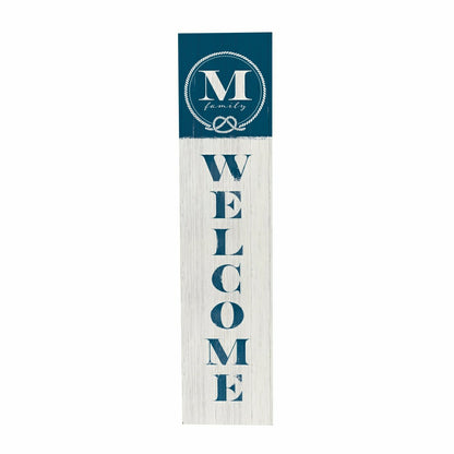 Coastal Porch Leaner Nautical Monogram 46" M | Plow & Hearth