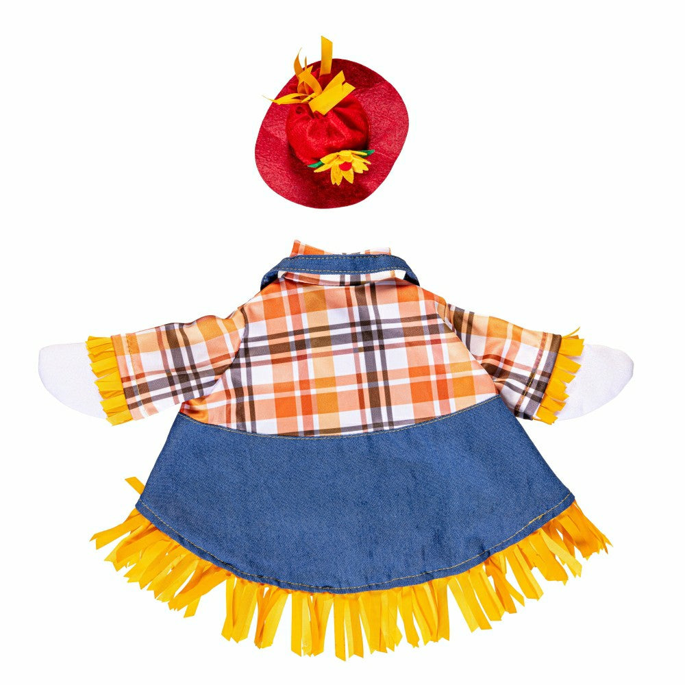 Giddy The Goose, Metal Porch Statue With Scarecrow Outfit, 21"H | Plow & Hearth