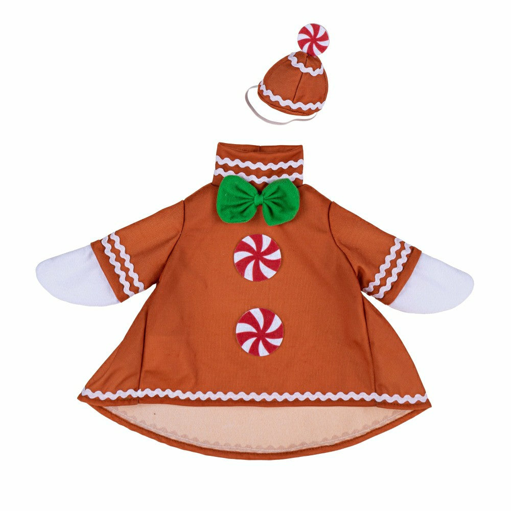 Giddy The Goose, Metal Porch Statue With Gingerbread Man Outfit, 21"H | Plow & Hearth