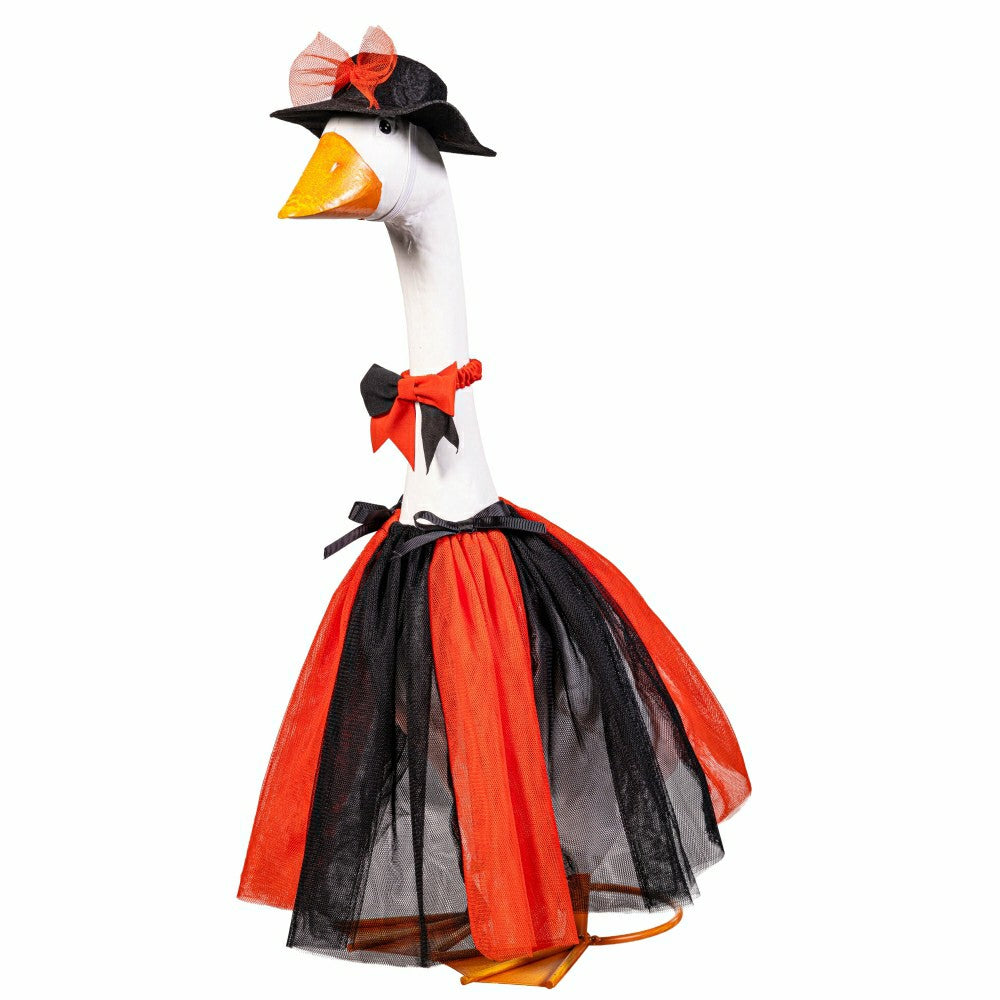 Giddy The Goose, Metal Porch Statue With Halloween Outfit, 21"H | Plow & Hearth