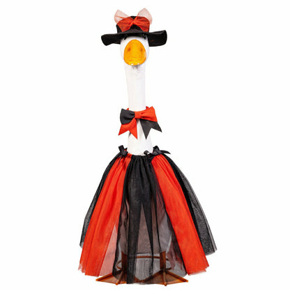 Giddy The Goose, Metal Porch Statue With Halloween Outfit, 21"H | Plow & Hearth
