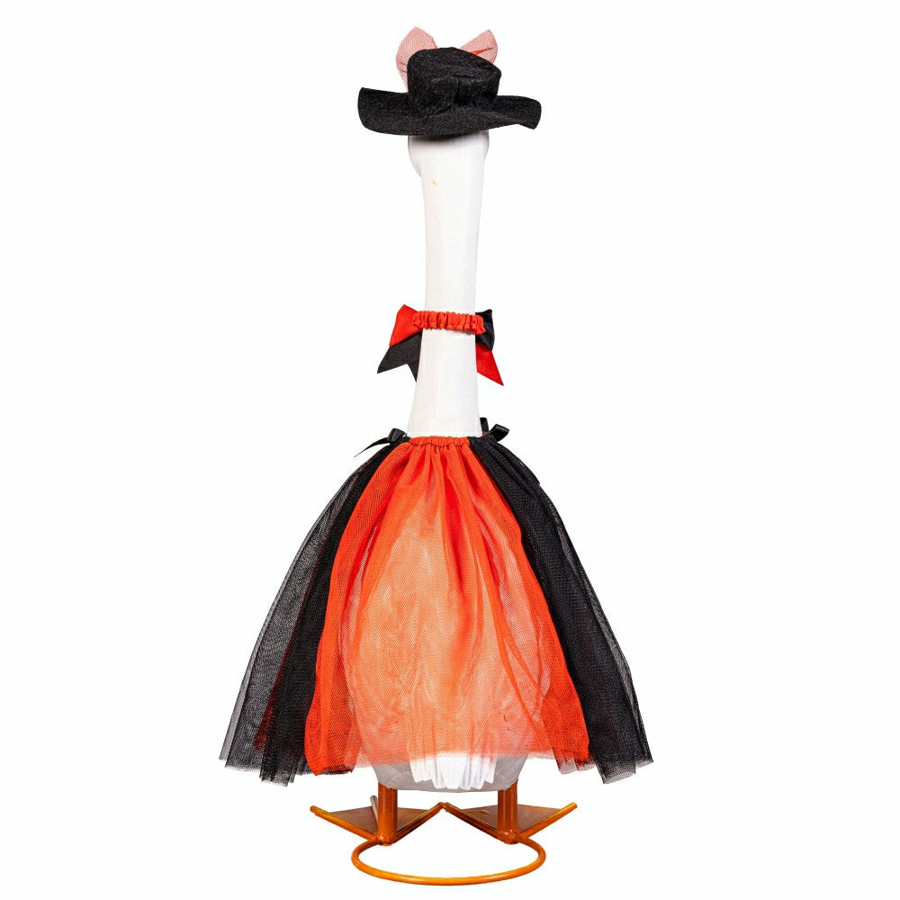 Giddy The Goose, Metal Porch Statue With Halloween Outfit, 21"H | Plow & Hearth
