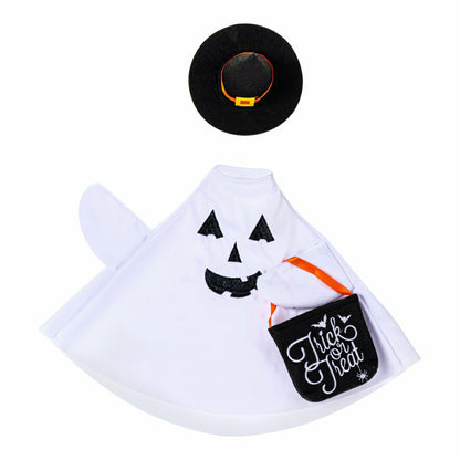 Giddy The Goose, Metal Porch Statue With Halloween Ghost Outfit, 21"H | Plow & Hearth