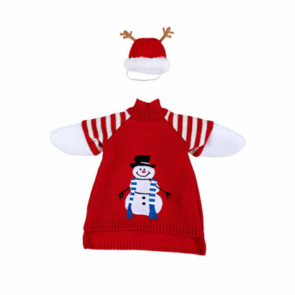 Giddy The Goose, Metal Porch Statue With Ugly Sweater Outfit, 21"H | Plow & Hearth