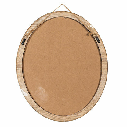 Petal & Plow Indoor Wall Decor, Wood, Rabbit Portrait in Round Gold De | Plow & Hearth