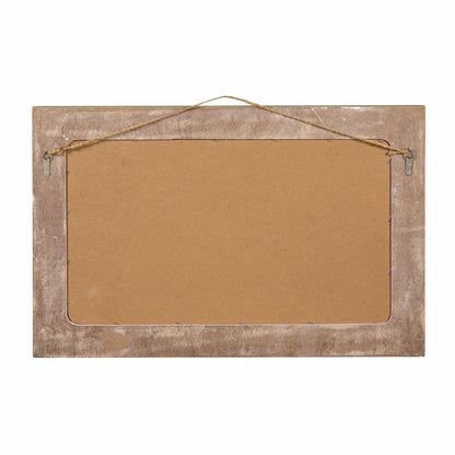 Petal & Plow Indoor Wall Decor, Wood, Flowers in Frame Wall Décor, 24" | Plow & Hearth