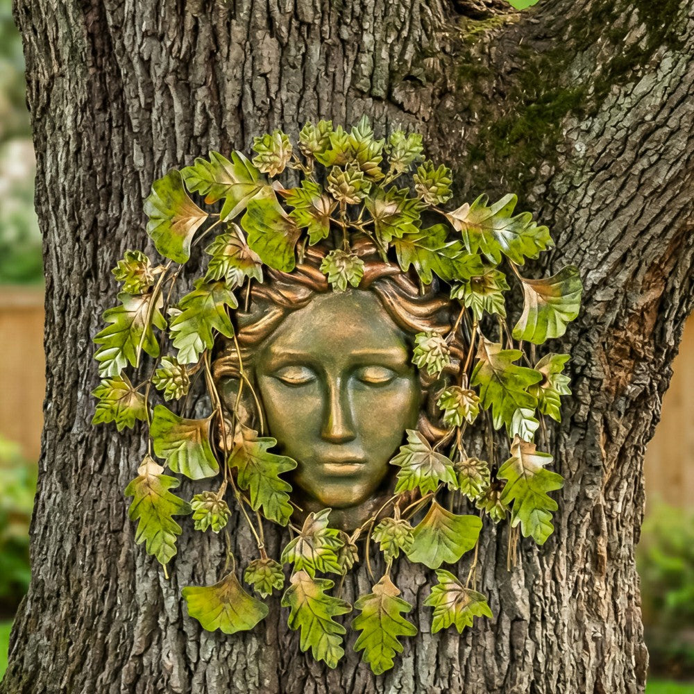 Green Floral Nymph Metal Wall Décor | Plow & Hearth