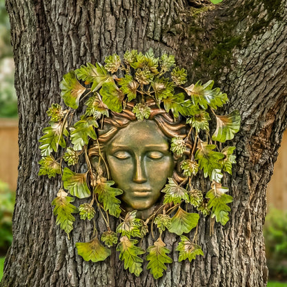 Green Floral Nymph Metal Wall Décor | Plow & Hearth