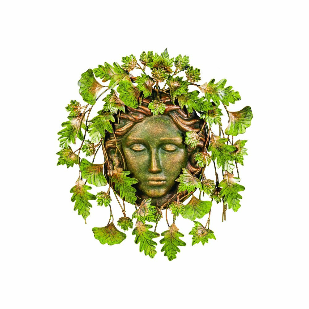 Green Floral Nymph Metal Wall Décor | Plow & Hearth