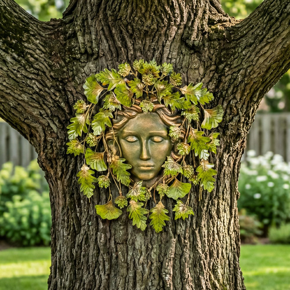 Green Floral Nymph Metal Wall Décor | Plow & Hearth