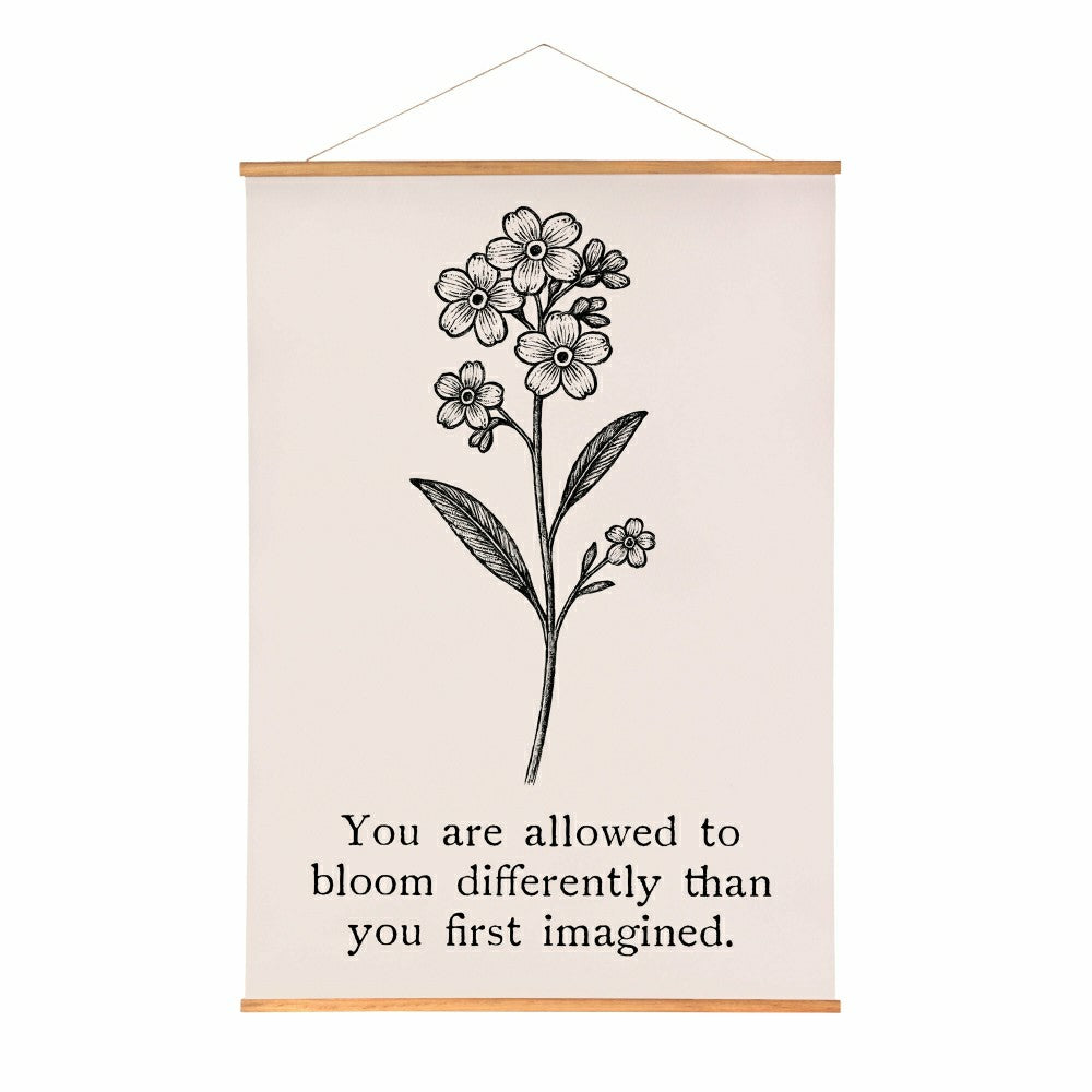 Heart of the Home Indoor Wall Décor Canvas Tapestry, You are Allowed t | Plow & Hearth