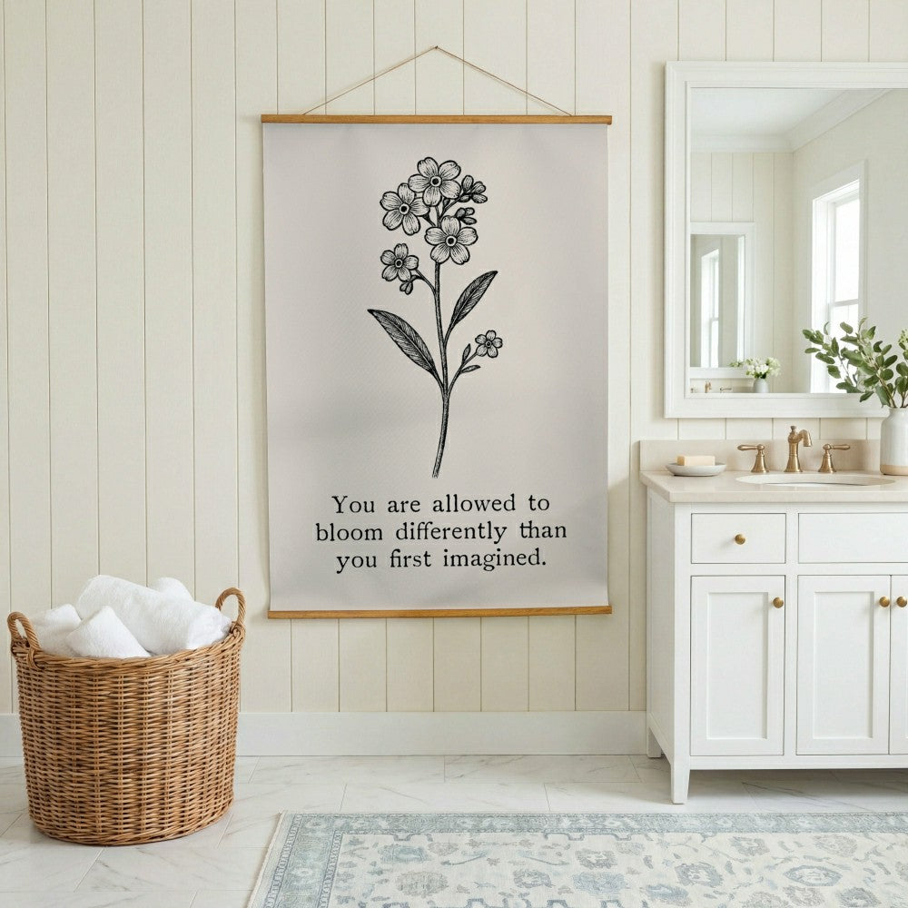 Heart of the Home Indoor Wall Décor Canvas Tapestry, You are Allowed t | Plow & Hearth