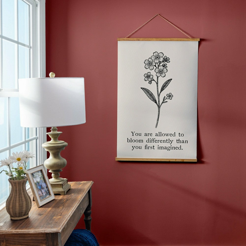 Heart of the Home Indoor Wall Décor Canvas Tapestry, You are Allowed t | Plow & Hearth