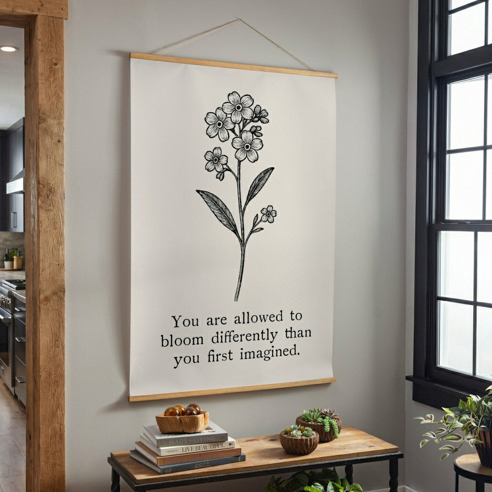Heart of the Home Indoor Wall Décor Canvas Tapestry, You are Allowed t | Plow & Hearth