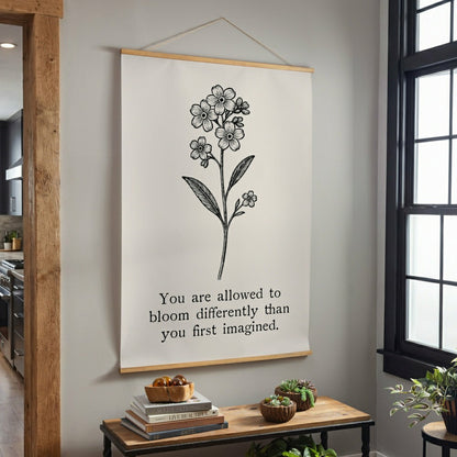 Heart of the Home Indoor Wall Décor Canvas Tapestry, You are Allowed t | Plow & Hearth