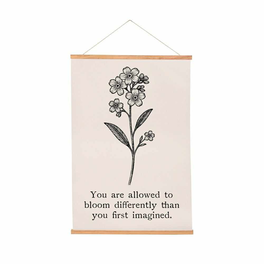 Heart of the Home Indoor Wall Décor Canvas Tapestry, You are Allowed t | Plow & Hearth
