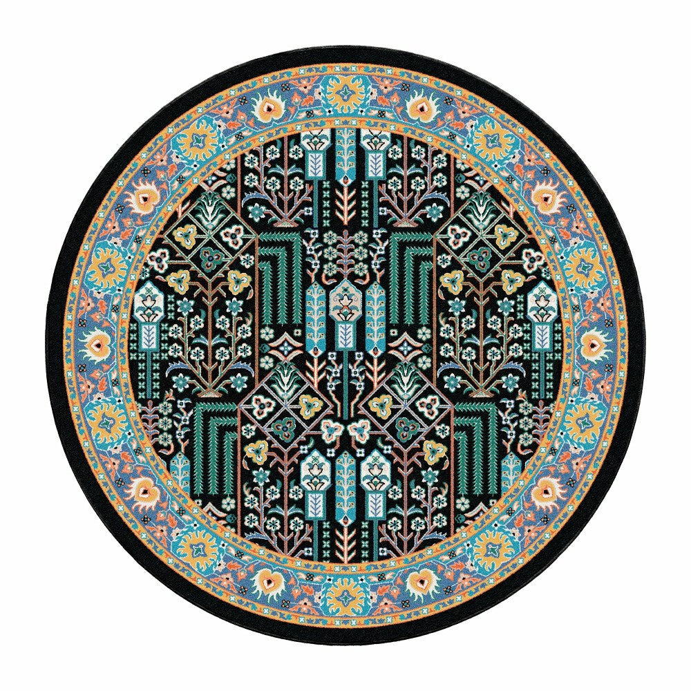 Mount Joy Area Rug With EnduraStran Construction, 7'7" Round | Plow & Hearth