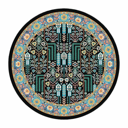 Mount Joy Area Rug With EnduraStran Construction, 7'7" Round | Plow & Hearth
