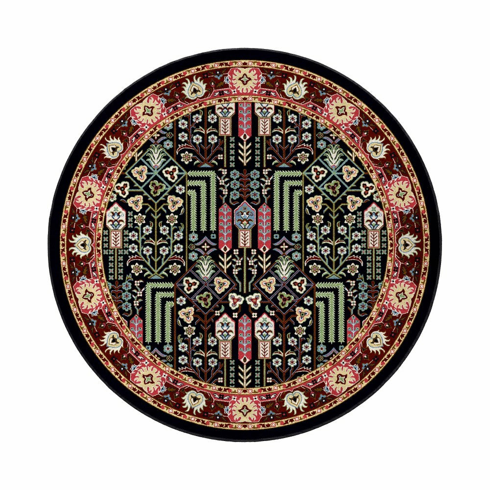 Mount Joy Area Rug With EnduraStran Construction, 7'7" Round | Plow & Hearth