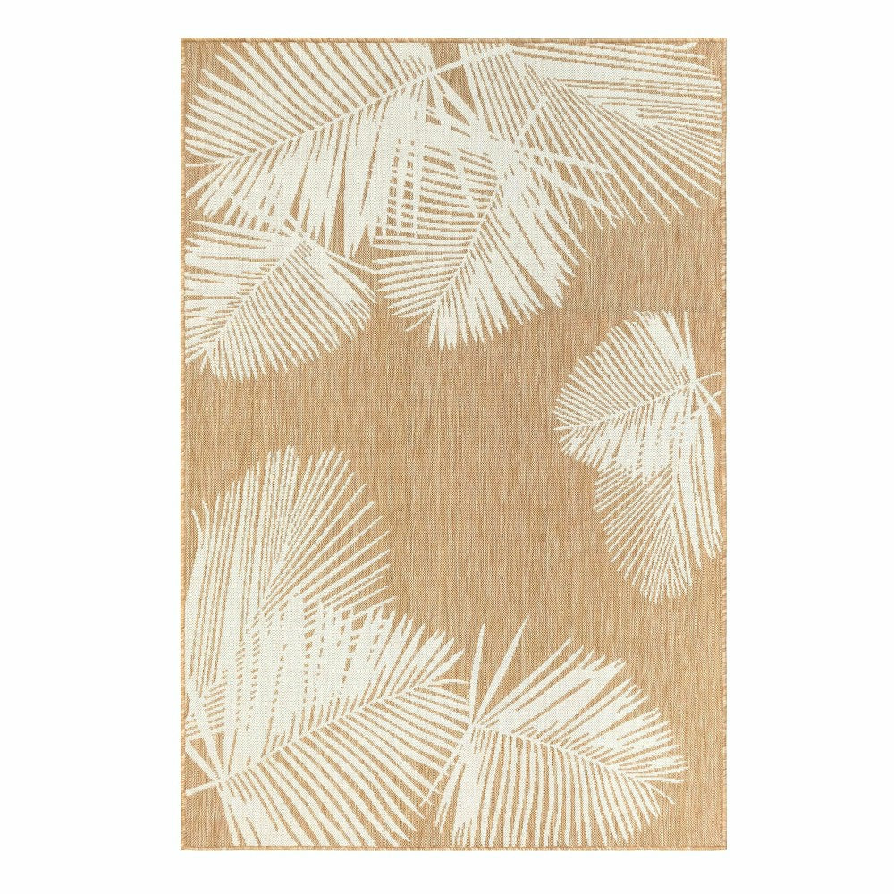 Indoor/Outdoor Textured Palms Polypropylene Rug, 4'10" x 7'6" | Plow & Hearth
