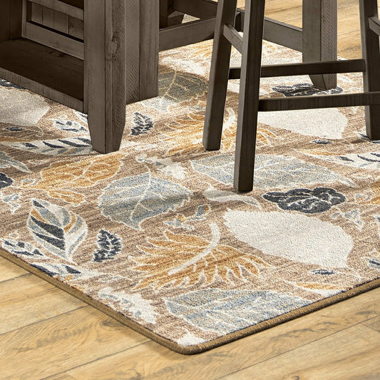 Leaves EnduraStran Area Rug, 3' x 4' | Plow & Hearth